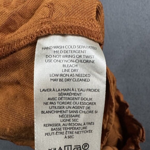 S by Anthropologie Pants Womens Small Wide Leg Pull On Zigzag Pattern Viscose - Picture 7 of 11